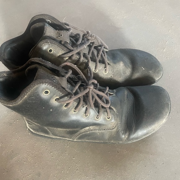 Vivo Barefoot Men's Black Leather Boots - Picture 1 of 4